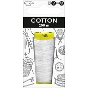 Sytråd bomull vit 200m Falk.