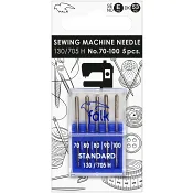 Symaskinsnålar nr 70-100 5-p Falk.