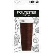 Sytråd syntet 200m brun Falk.