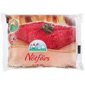 Köttfärs Nöt halal Fetthalt 10% Fryst 750g Qibbla Halal.