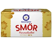 Smör Normalsaltat 80% 500g Skånemejerier.