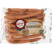 Wienerkorv 84% Kötthalt 700g Rybergs Charkuteri.
