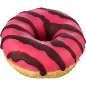 Donut Mini Pink Choco Stripes 20g Bageri La Lorraine.