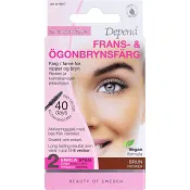 Frans &amp; Ögonbrynsfärg Brun 1-p Depend.