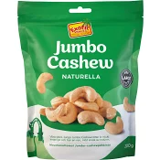 Jumbo Cashew Naturella 200g Exotic Snacks.