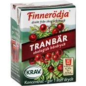 Tranbärsdryck Koncentrat Ekologisk 2dl KRAV Finnerödja.