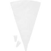 Gräddsprits med 3 munstycken Vit ICA.