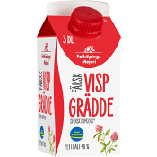 Visprädde 40% 3dl Falköpings Mejeri.
