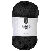 Virkgarn 8/4 Svart 50gr Järbo.