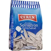 Rostade Solrosfrön Extra saltade 250g Ceren.