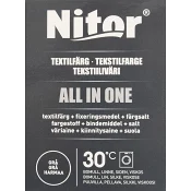 Textilfärg All in one Grå Nitor.