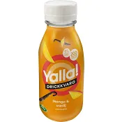 Drickkvarg Mango &amp; Vanilj Laktosfri 0,1% 350ml Yalla®.
