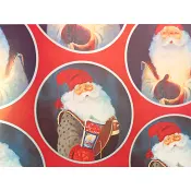 Julpapper Tomtens Ljus 0,7x3m ICA.