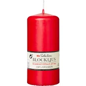 Blockljus Röd 7x15cm ICA Selection.