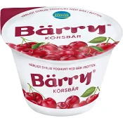 Yoghurt Körsbär 2,7% 250g Bärry.