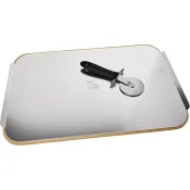 Pizzasten Rektangulär med tillbehör 44x30cm.