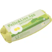Ägg M/L 12-p KRAV Ekologiska Pelle&amp;Lisa.