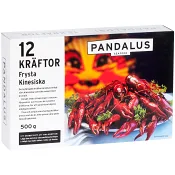 Kräftor 12-p Fryst 500g Pandalus.