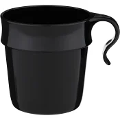 Picnicmugg Svart 30cl Nordiska Plast.