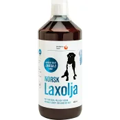 Norsk laxolja Hund &amp; katt 1l BioSalma fresh.