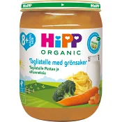 Tagliatelle &amp; grönsaker Från 8m Ekologisk 190g Hipp.