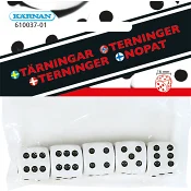 Tärningar 5-pack Kärnan.