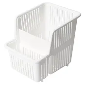 Bestickkorg Vit Nordiska Plast.