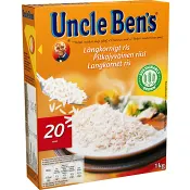 Långkornigt Ris Koktid 20min 1kg Uncle Bens.