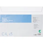 Kuvert Vit C4 5-p ICA.