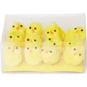 Chenillekycklingar Gul 3,5cm 12-p ICA home.