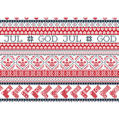 Julpapper Strumpa 0,7x3m ICA.