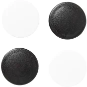 Magneter Svart/vit 4-p ICA.