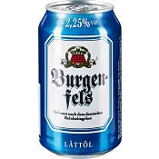 Lättöl 2,25% 33cl Burgenfels.