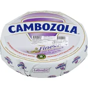 Dessertost Vit &amp; blåmögelost med vitlök Cambozola Finesse.