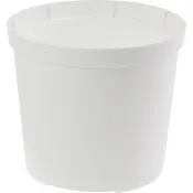 Kruka i plast Vit 16cm 1-p Hammarplast.