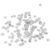 Konfetti Stjärnor Silver.