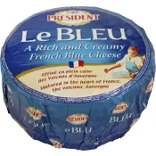 Blåmögelost ca 150g Le Bleu President.
