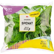 Spenat i storpack Sköljd 200g ICA.