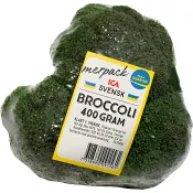 Broccoli med film 400g Klass 1 ICA.