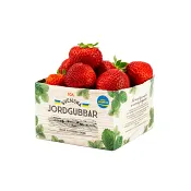 Jordgubbar Svenska 1l ca 500g ICA Klass 1.