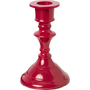 Ljusstake röd H12cm.