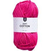 Garn Soft Cotton Cerise 50g Järbo.