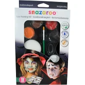 Ansiktsfärg Halloween.