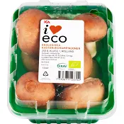 Kastanjechampinjoner Ekologiska 250g KRAV Klass 1 ICA I love eco.