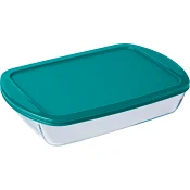 Ugn &amp; Förvaringsform med lock 1-p 4,5l Pyrex.