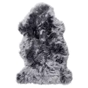 Fårskinn Ulla Grå 90x55cm.