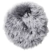 Sittdyna Fårskinn Ulla Grå 34cm.