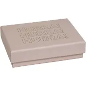 Presentbox Hurra 13x10x3 cm.