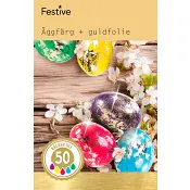 Äggfärg Guldfolie.