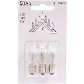 Reservlampa 3-p E10 34V Star Trading.